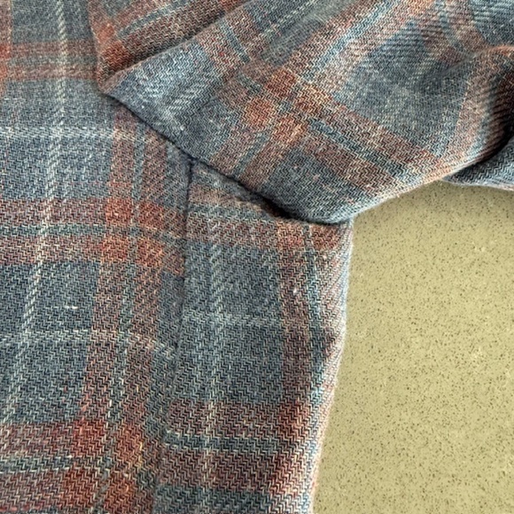 Hart Schaffner Marx NY Fit 48R  Plaid Pattern Sport Coat Linen/Wool ($595 new) - Picture 13 of 16